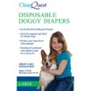 ClearQuest Disposable Doggie Diapers Dog Diaper Absorbant Sanitary - Bulk