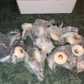 (10) Drawer & Cabinet Handles about 1-1/2" No Screws (45231)