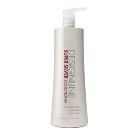 DESIGNLINE Super Silver Conditioner - Regis, 32.5 oz - Restores Moisture to Boost Color Brilliance for Blonde, Grey, and White Hair and Strengthens, Detangles, and Improves Elasticity