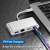 4 in 1 TypeC Adapter TypeC to USB Port HDMI