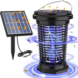 PALONE 5.5W Solar Bug Zapper: PALONE USB Rechargeable for Garden, Camping, Patio & Home