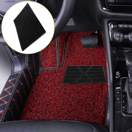 Gatuida 2pcs Car Floor Mat Carpet Patch Carpet Repair Patch Auto Floor Mat Cars Floor Protector Vehicle Floor Mats Car Floor Carpet Auto Pedal Pads Car Supplies Area Rugs Rubber Black