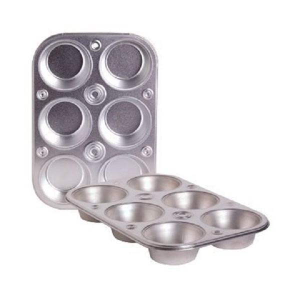 Cooking Concepts Toaster Oven 6-cup Size Metal Muffin / Cupcake Pan, 1 lb