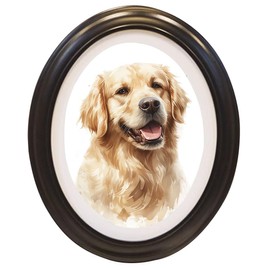 Levoberg Oval Picture Frame 5x7 Wood Oval Photo Frames for Wall Silouette Picture Frame Classic Wall Mounting Pictures Frame with Seamless Nail for Home Decor Gallery Art 1 Pack Black