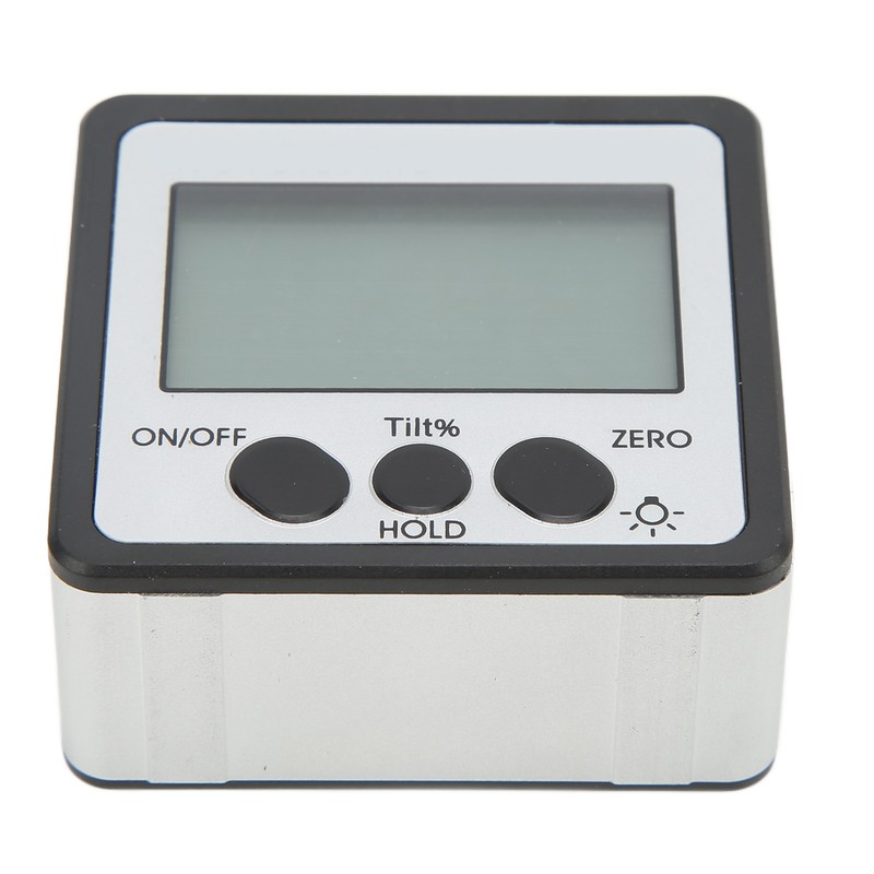 Digital Inclinometer with Backlight Magnetic 4x90° Electronic Protractor IP54 Waterproof