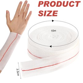 Elastic Tubular Support Bandage 3.5cm x 10m Multi Stretch Eczema Tubular Bandages Breathable Tubular Gauze for Small Limbs Childs Trunk