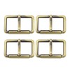 SUIKIHUM 4 Pack Roller Belt Buckle, 0.5 Inch Single Prong