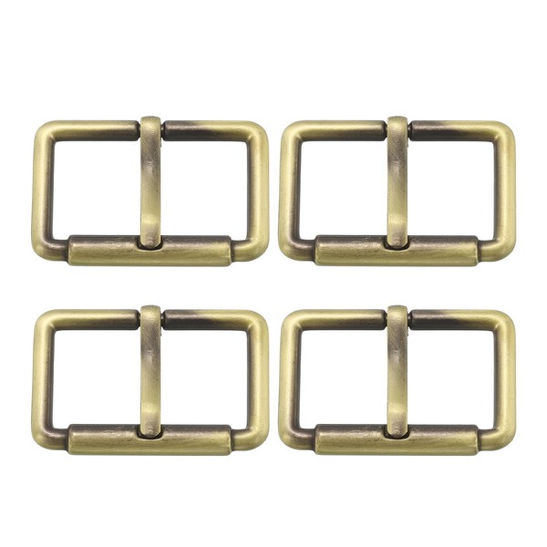 SUIKIHUM 4 Pack Roller Belt Buckle, 0.5 Inch Single Prong