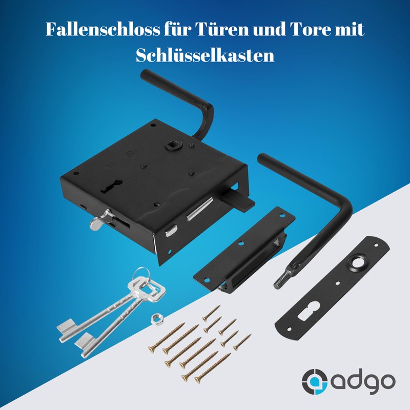 ADGO Lock for Doors and Gates Lock with Key Box