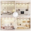 GeyouLux LED Surface-Mounted Spotlights, White, Diameter 95 x 55 mm,