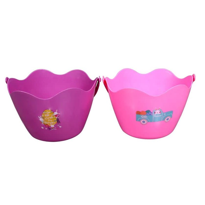 Eggshell Easter Buckets with Handle ( 4 Count)
