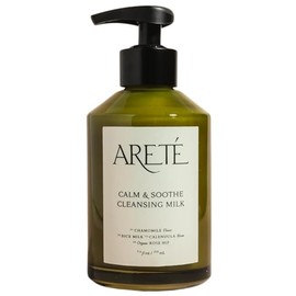 ARETÉ Calm & Soothing Cleansing Milk 2 in 1 Shampoo and Body Wash for Sensitive Skin, Vegan, Cruelty Free, Made in USA, Ideal for Men & Women, Gentle Formula, 7.4oz