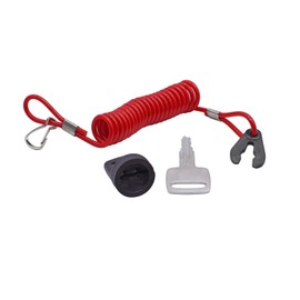 751 Ignition Key & Key Cap 703-82577-00-00 with Engine Stop Lanyard 682-82556-00-00,Replacement Ignition Key 90890-56013-00 Compatible with Yamaha Marine Outboard 700 Series