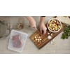 Stasher Wiederverwendbare Lebensmitteltauglichkeit Platin-Silikonbeutel, farblos, Half Gallon/Large