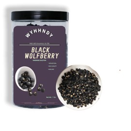 WYHHNDY Dried Black Goji Berries are sourced from Asia’s high altitudes and come in airtight packaging. Each package of dried goji berries (7.05 oz/200 g) is suitable for tea or smoothies. Black wolfberry黑枸杞
