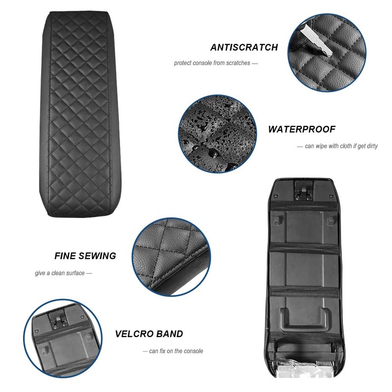 DEYTOP Center Console Cover for Chevy Equinox 2010-2017 Accessories Armrest