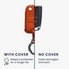 kwmobile Premium Leather Car Key Protective Case Compatible with VW