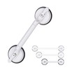 Relaxdays Extendable Suction Grab Handle, Bathroom Rail for Bath &