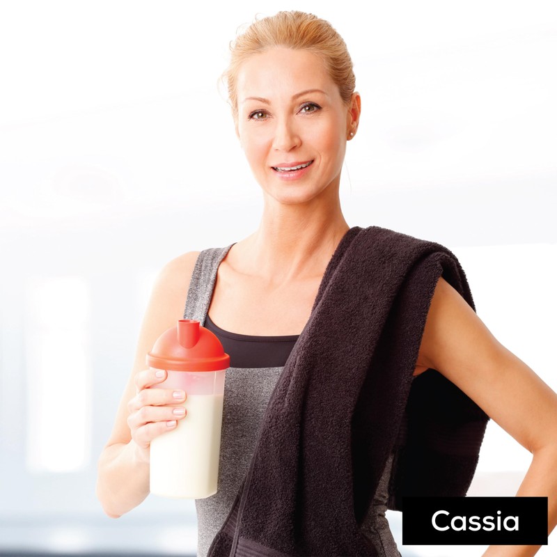 Cassia Drink Shaker with Sifter, 500 ml Capacity