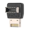 Right Angle USB Type E Adapter, Front Panel Header Male