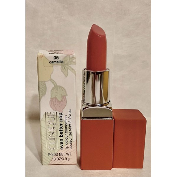 Clinique Even Better Pop Lip Color Foundation Lipstick -05 Camellia