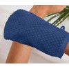 Cotton Craft Guantes Baño Exfoliantes Juego Toalla Tela Gofre Spa