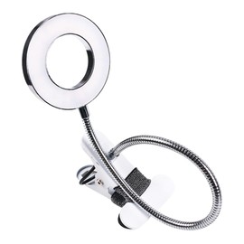 Healvian 1pc LED Beauty Nail Lamp Folding Table Lamp Manicure Desktop Light (Silver)