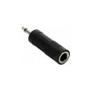 Genérico Adaptador de Plug 3.5 mm a Jack 6.3 mm,