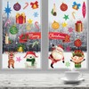 WALPLUS Xmas Window Decorations Reusable Christmas Window Clings Double Sided