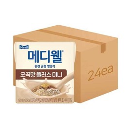 Mediwell (엠디웰)메디웰 오곡맛 플러스 미니 150ml 24팩 (1박스) (MDwell) Mediwel Five Grain Flavor Plus Mini 150ml 24 Pack (1 Box)