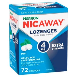 Nicaway 4mg Stop Smoking Mint Lozenge (Pack of 72)