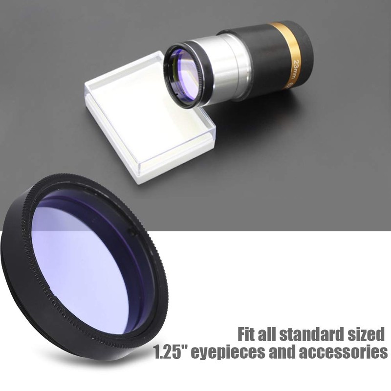 1.25"Eyepiece Filter, Telescope Moon Filter Sky Glow & Moon Filter