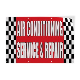 Decal Stickers Multiple Sizes Air Conditioning Service & Repair Body Shop A Industrial Vinyl Safety Sign Label Business 7x5Inches