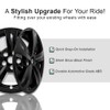 Set of 4 17" 5 Spoke Snap-On Wheel Skins for