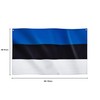 Runesol Estonia Flag, 91x152cm, 3ftx5ft,4 Grommets, Eyelet In Every Corner,