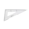 Pack of 2 Transparent Triangle Ruler Set Square:30/60 Degree &