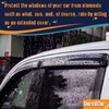 Outside Window Visors Rain Guards Vent Deflectors Compatible with Mitsubishi