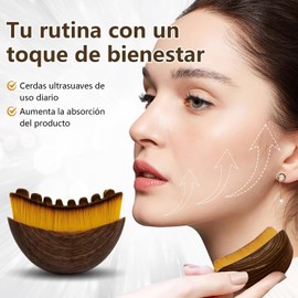 1PC Cepillo Facial para Contorno Linfático, Masajeador de Drenaje Linfático, Lymphatic Contour Face Brush, Diseño Ergonómico para Rostro, Mentón y Mandíbula