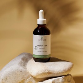 Derora Vitamin E Oil, Nourishes Skin, Hair and Nails, 100% Pure, Natural, 30,000 IU, Powerful Antioxidant, for All Skin Types, Vegan & Cruelty Free (120 ml) (30 ml (Pack of 1)