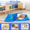 Toddler Nap Mat Kids Sleeping Mat with Removable Pillow 51"x20"