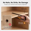 Under Cabinet Paper Towel Holder - Punch-Free Hanging Tissue Roll
