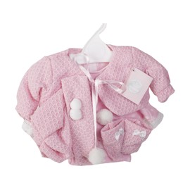 Muñecas Berbesa T5110 Dress and Jacket Set, Plain, Pink, S