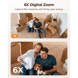 FOSCAM Home Security Camera R4S 4MP WiFi IP Camera,Wireless Baby Monitor with AI Human Detection Sound Detection 33ft Night Vision 2 Way Audio Compatible with Alexa Black 2PCS