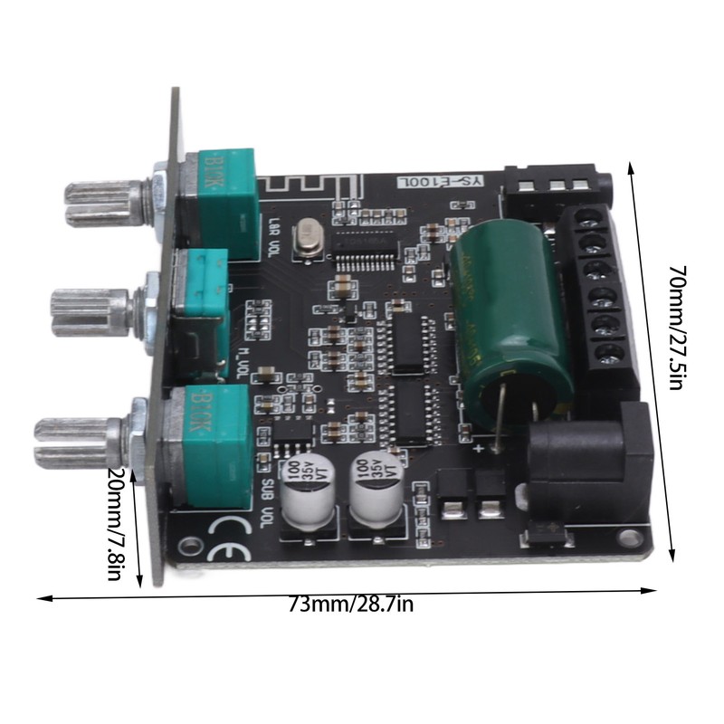 Bluetooth Amplifier Board 2.1 Channel Treble Bass 2x 50W 100W