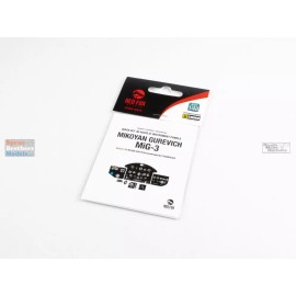 Red Fox Studio RFSQS48014 1:48 Red Fox Studio Quick Set Acrylic Instrument Panel - MiG-3 (TRP