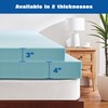 4 Inch Mattress Topper Memory Foam Queen Size Gel Mattress