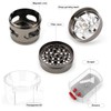 Grinder Hand Crank Spice Mill with Drawer Zinc Alloy Herb