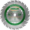 Oshlun SBW-082524 8-1/4-Inch 24 Tooth ATB General Purpose and Framing