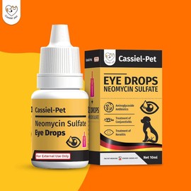 CASSIEL PET Tear Stain Removal Plant for Dogs & Cats - Single Item, Natural Formula, No Artificial Ingredients - Specification: 1 Bottle  GTIN