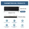 50 Porta Gafete Magnético Con 3 Imanes Plástico Insignia